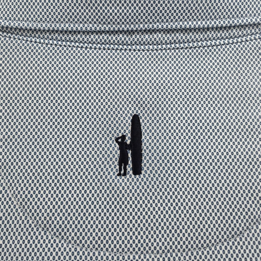 Johnnie-O Mens Large Blue Geometric AOP Golf Performance Polo Shirt size Large - Picture 9 of 14